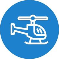 Helicopter Vector Icon Design