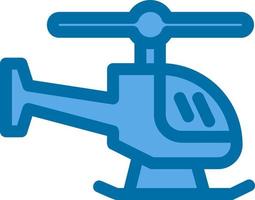 Helicopter Vector Icon Design