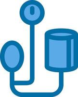 Blood Pressure Gauge Vector Icon Design