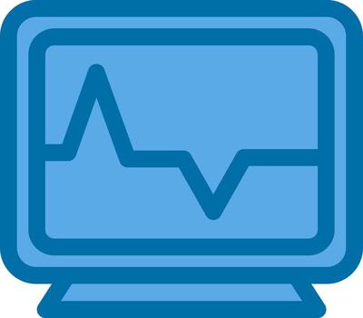 Heart Monitoring Vector Icon Design