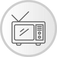 Old Tv Vector Icon