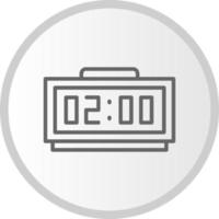 icono de vector de reloj digital