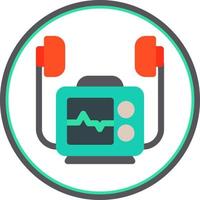 Defibrillator Vector Icon Design