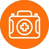 First Aid Kit Vector Icon Design