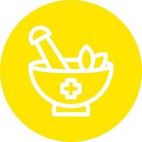 Herbal Treatment Vector Icon Design