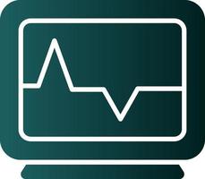 diseño de icono de vector de monitoreo cardíaco
