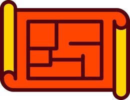 Floor Plan Vector Icon