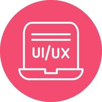 Ui Ux Designer Vector Icon Design