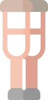 Crutches Vector Icon Design