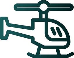 Helicopter Vector Icon Design