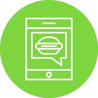 Food App Vector Icon Design