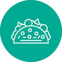 diseño de icono de vector de taco