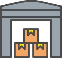 Warehouse Vector Icon