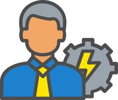 Electrical Engineer Vector Icon