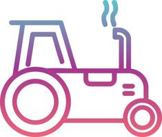 icono de vector de tractor