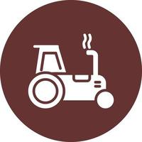 icono de vector de tractor