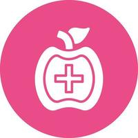 icono de vector de manzana