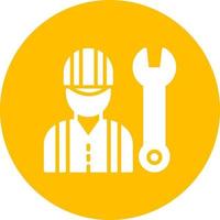 Construction Worker Vector Icon