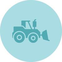 Bulldozer Vector Icon