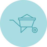 Wheelbarrow Vector Icon