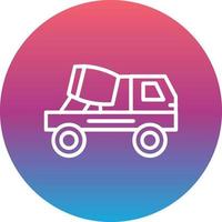 Concrete Mixture Vector Icon