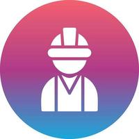 Construction Worker Vector Icon