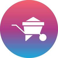 Wheelbarrow Vector Icon