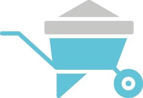 Wheelbarrow Vector Icon