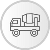 Mixer Truck Vector Icon