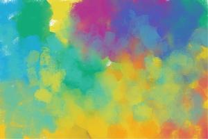 Watercolor background in warm colors, strokes and splashes of paint vector