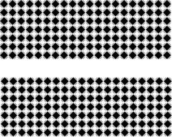 Ornament of black rhombuses with space for text vector