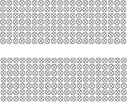 Ornament of black smooth lines on a transparent background with space for text vector