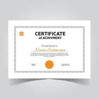 Certificate Template Vector file