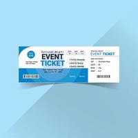Event Ticket Template Vector File