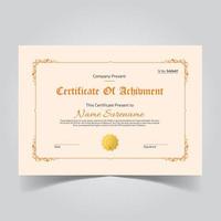 Certificate Template Vector file