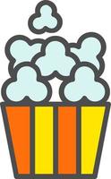 Popcorn Vector Icon