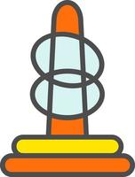 Ring Toss Vector Icon