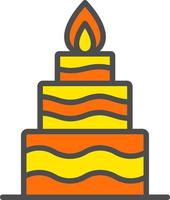 Birthday Cake Vector Icon