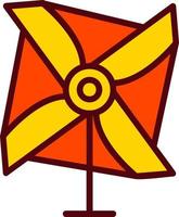 Pinwheel Vector Icon