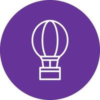 Hot Air Balloon Vector Icon