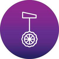 Unicycle Vector Icon