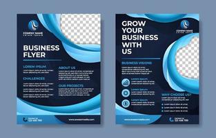 Modern Gradient Business Flyer Template vector