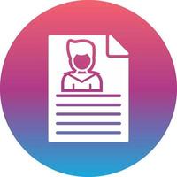 Resume Vector Icon