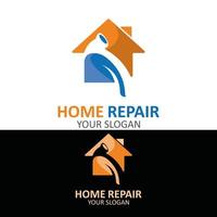 Home repair logo design vector with handyman service template