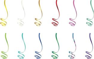 Colorful Vector Ribbon Banners. Set of Ribbons Banners with Label, Tag and Quality Badges. Banners set and colorful Ribbon, isolated on white background. Ribbon Banner in modern simple flat design