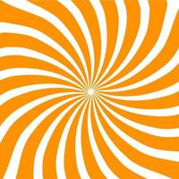 retro naranja sol brust horizontal vector