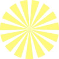 Circular Ray Sunburst vector