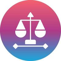 Justice Scale Vector Icon