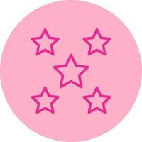 5 Stars Vector Icon