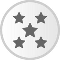 Icono de vector de 5 estrellas